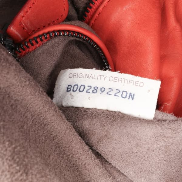 Pre-owned Bottega Veneta Soft Leather Duffle Bag Orange