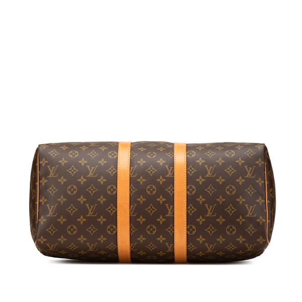 Pre-owned Louis Vuitton Monogram Keepall 45 Brown
