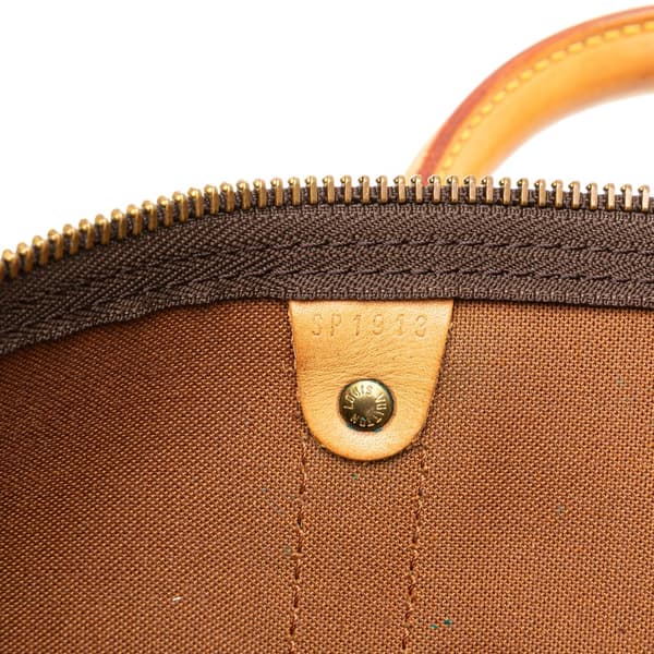 Pre-owned Louis Vuitton Monogram Keepall 45 Brown