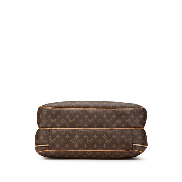 Pre-owned Louis Vuitton Monogram Alize 24 Heures Brown