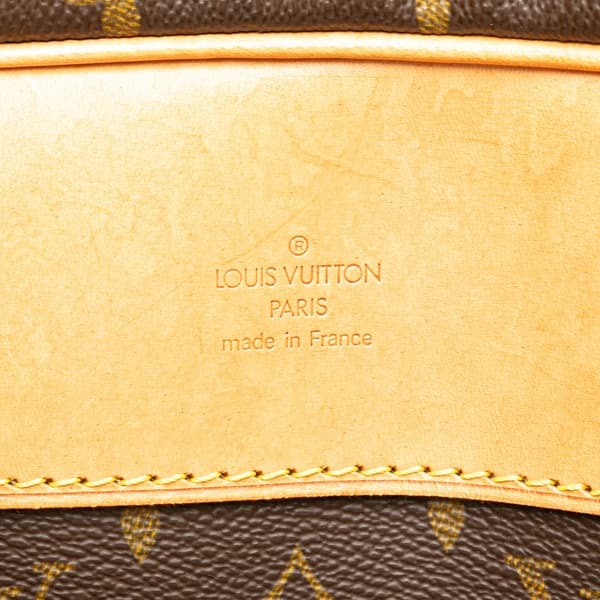 Pre-owned Louis Vuitton Monogram Alize 24 Heures Brown