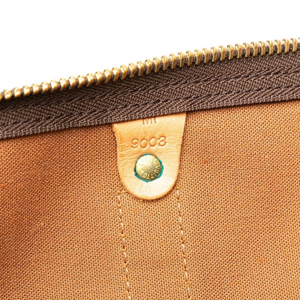 Pre-owned Louis Vuitton Monogram Keepall 60 Brown