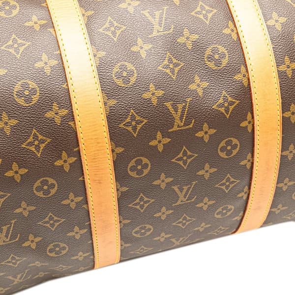 Pre-owned Louis Vuitton Monogram Keepall 60 Brown