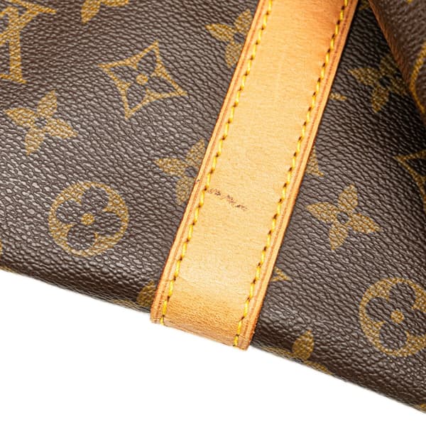 Pre-owned Louis Vuitton Monogram Keepall 60 Brown