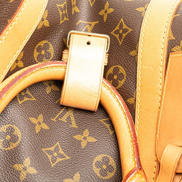Pre-owned Louis Vuitton Monogram Keepall 60 Brown