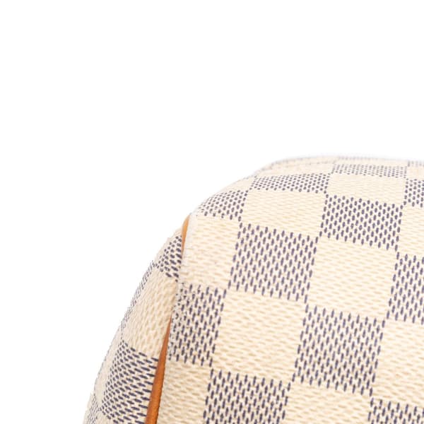 Pre-owned Louis Vuitton Damier Azur Speedy 30 White