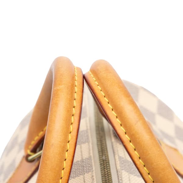 Pre-owned Louis Vuitton Damier Azur Speedy 30 White