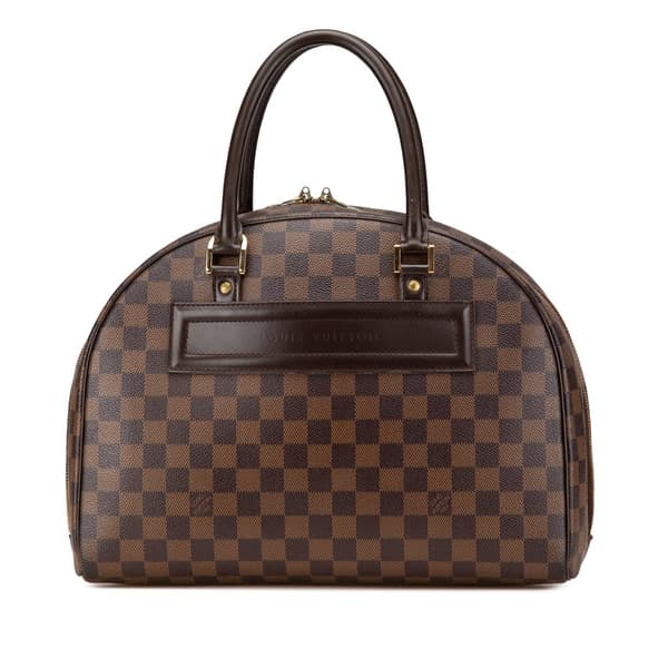 Pre-owned Louis Vuitton Damier Ebene Nolita Brown
