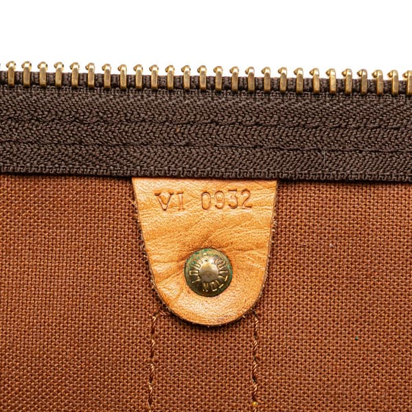 Pre-owned Louis Vuitton Monogram Keepall Bandouliere 50 Brown