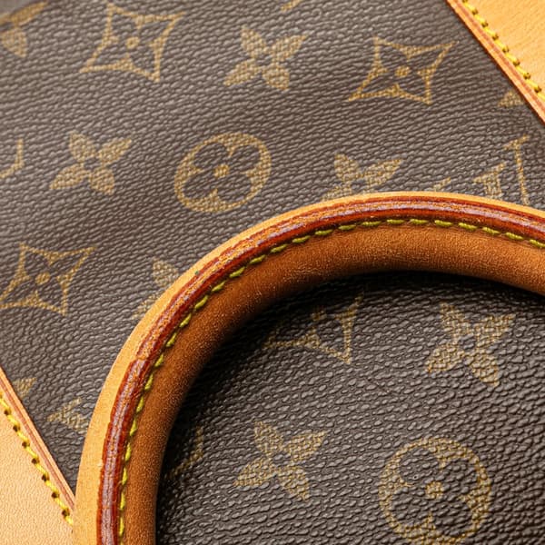 Pre-owned Louis Vuitton Monogram Keepall Bandouliere 50 Brown