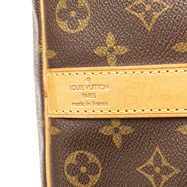 Pre-owned Louis Vuitton Monogram Keepall Bandouliere 50 Brown