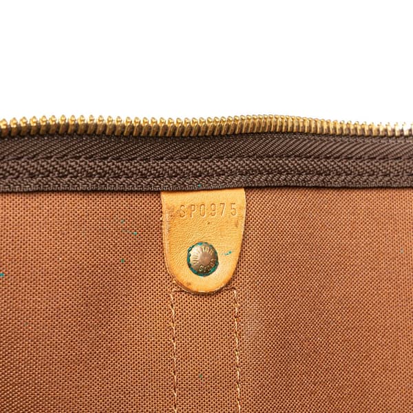 Pre-owned Louis Vuitton Monogram Keepall 55 Brown