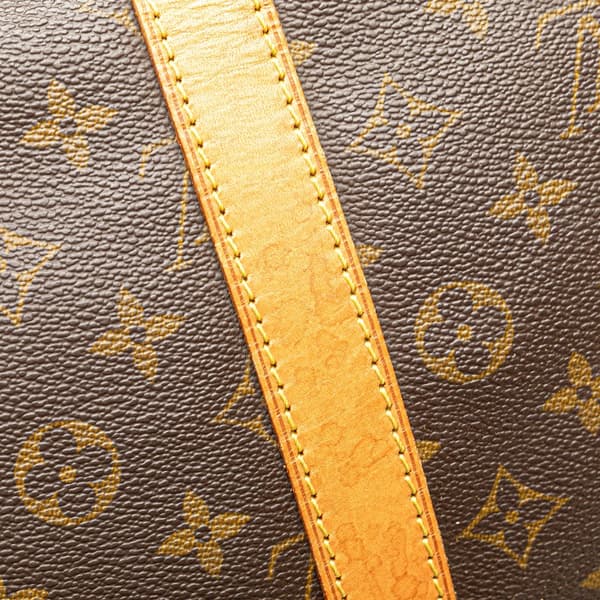 Pre-owned Louis Vuitton Monogram Keepall 55 Brown