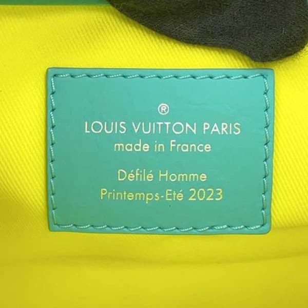 Pre-owned Louis Vuitton Monogram Playground Keepall Bandouliere 50 Yellow