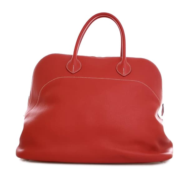 Pre-owned Hermès Sikkim Bolide Relax 45 Red