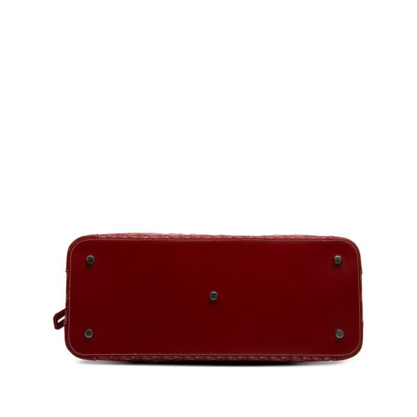 Pre-owned Goyard Goyardine Vendome GM Red