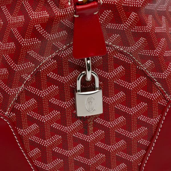 Pre-owned Goyard Goyardine Vendome GM Red