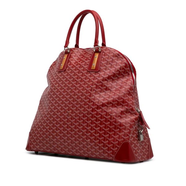 Pre-owned Goyard Goyardine Vendome GM Red