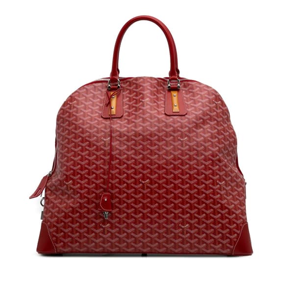 Pre-owned Goyard Goyardine Vendome GM Red