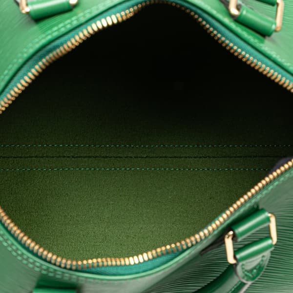 Pre-owned Louis Vuitton Epi Speedy 25 Green