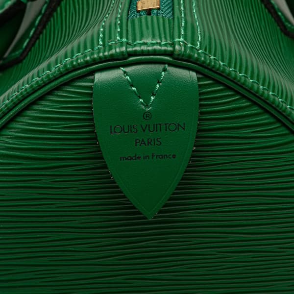 Pre-owned Louis Vuitton Epi Speedy 25 Green