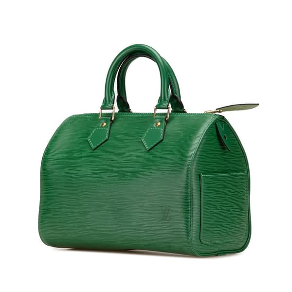 Pre-owned Louis Vuitton Epi Speedy 25 Green