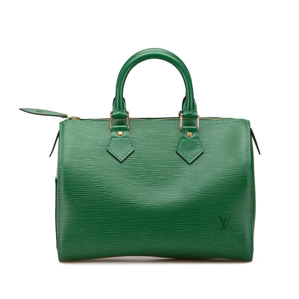 Pre-owned Louis Vuitton Epi Speedy 25 Green