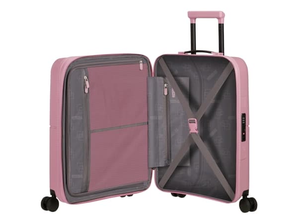 American Tourister DashPop, Vagn, Hårt skal, Rosa, Lilas Pink, Kabin, 4 hjul