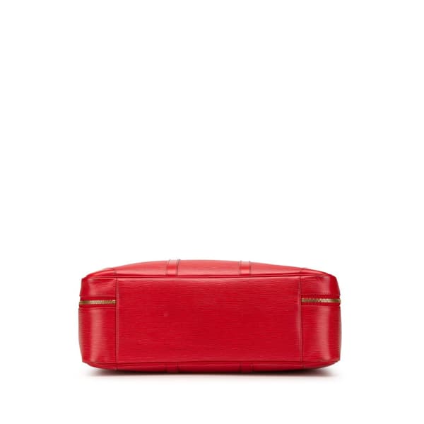 Pre-owned Louis Vuitton Epi Sirius 45 Red