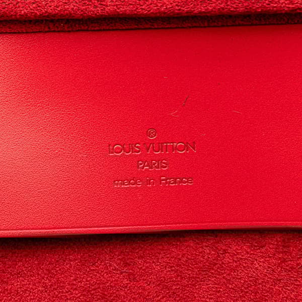 Pre-owned Louis Vuitton Epi Sirius 45 Red