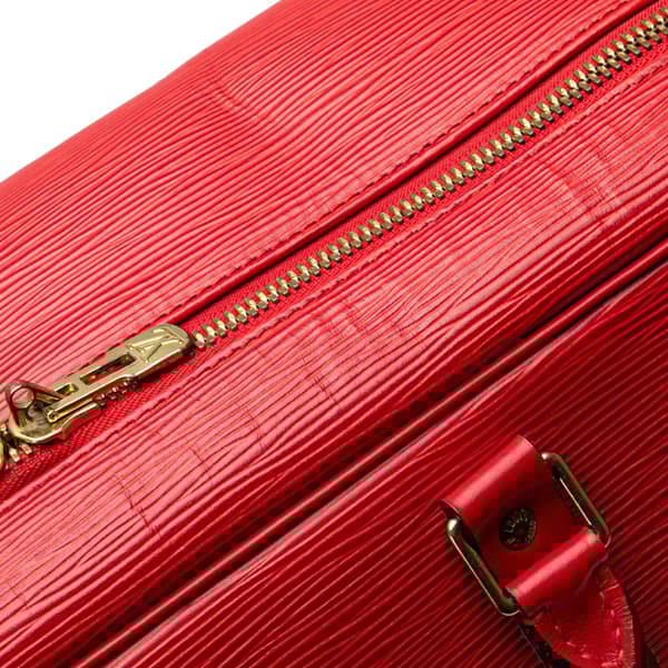 Pre-owned Louis Vuitton Epi Sirius 45 Red