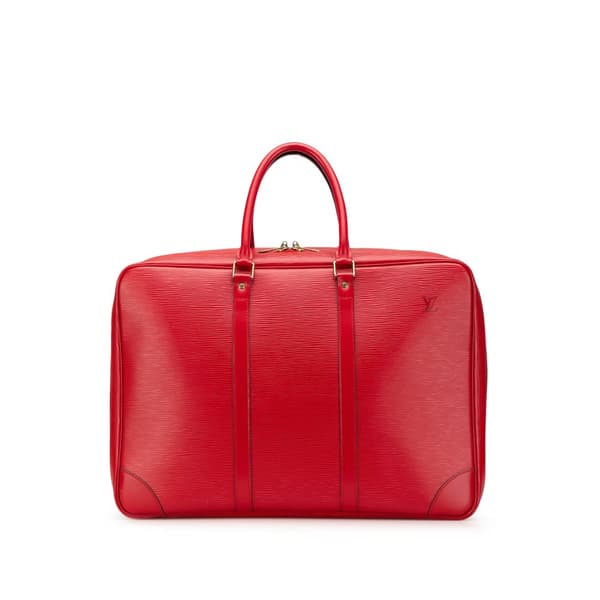Pre-owned Louis Vuitton Epi Sirius 45 Red
