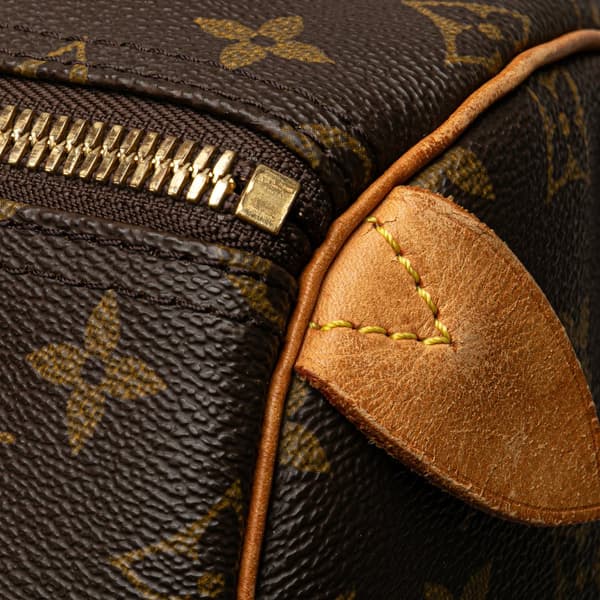 Pre-owned Louis Vuitton Monogram Keepall 55 Brown