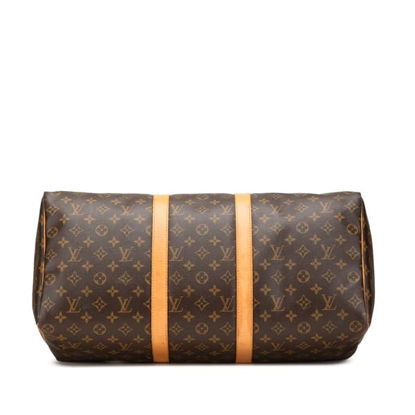 Pre-owned Louis Vuitton Monogram Keepall 50 Brown