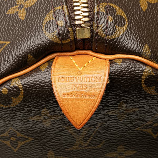 Pre-owned Louis Vuitton Monogram Keepall 50 Brown