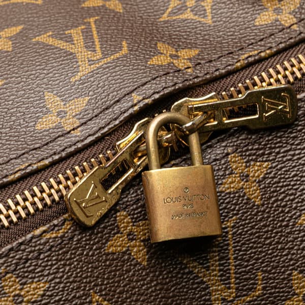 Pre-owned Louis Vuitton Monogram Keepall Bandouliere 60 Brown