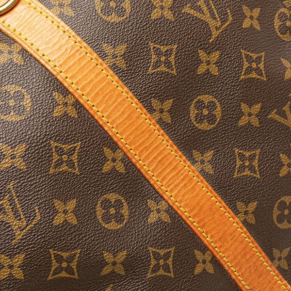 Pre-owned Louis Vuitton Monogram Keepall Bandouliere 60 Brown