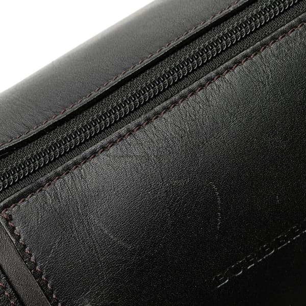 Pre-owned Burberry Leather Boston Bag Black