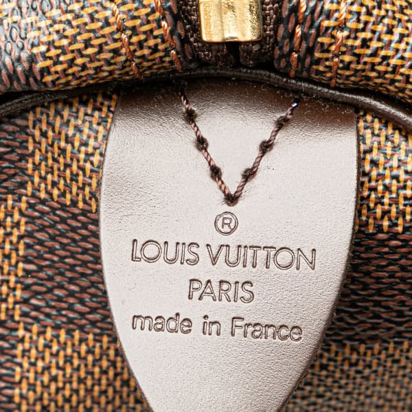 Pre-owned Louis Vuitton Damier Ebene Keepall 50 Brown