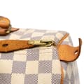 Miniatyrbild 6 av 8: Pre-owned Louis Vuitton Damier Azur Speedy 30 White
