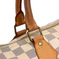 Miniatyrbild 7 av 8: Pre-owned Louis Vuitton Damier Azur Speedy 30 White