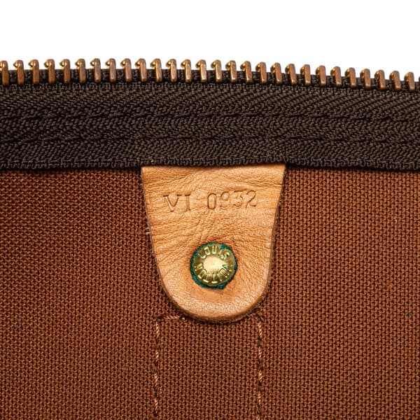 Pre-owned Louis Vuitton Monogram Keepall Bandouliere 55 Brown