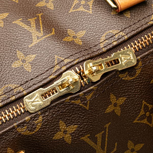 Pre-owned Louis Vuitton Monogram Keepall Bandouliere 55 Brown
