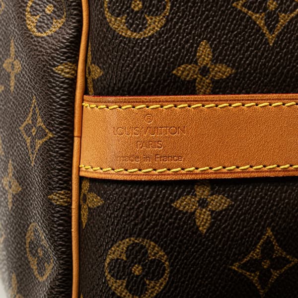 Pre-owned Louis Vuitton Monogram Keepall Bandouliere 50 Brown