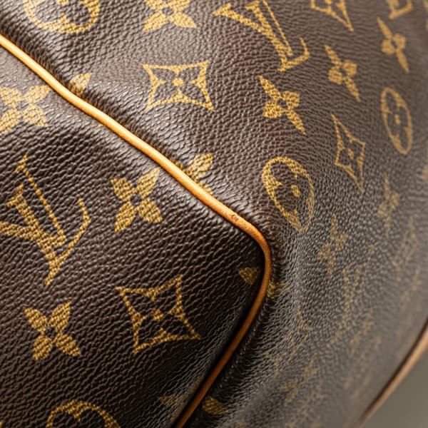 Pre-owned Louis Vuitton Monogram Keepall Bandouliere 50 Brown