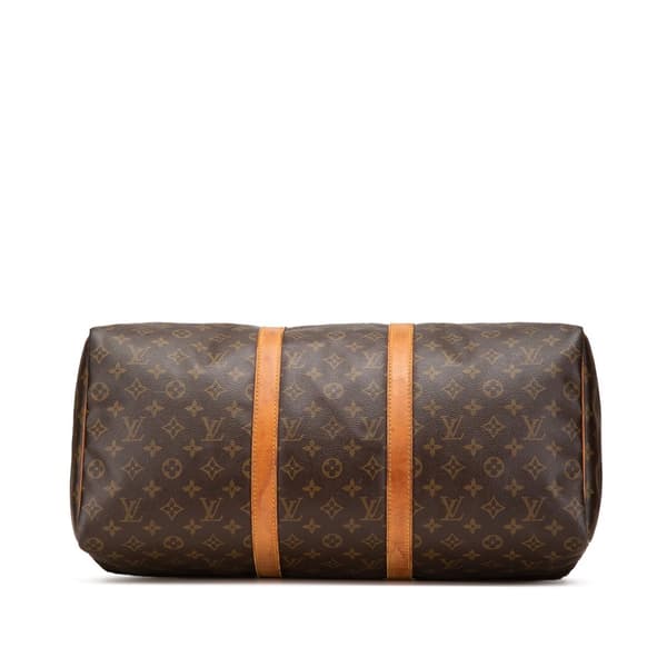 Pre-owned Louis Vuitton Monogram Keepall 50 Brown
