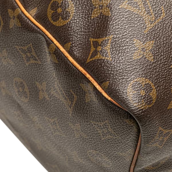 Pre-owned Louis Vuitton Monogram Keepall 50 Brown