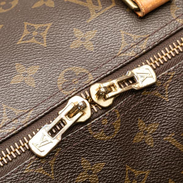 Pre-owned Louis Vuitton Monogram Keepall 50 Brown