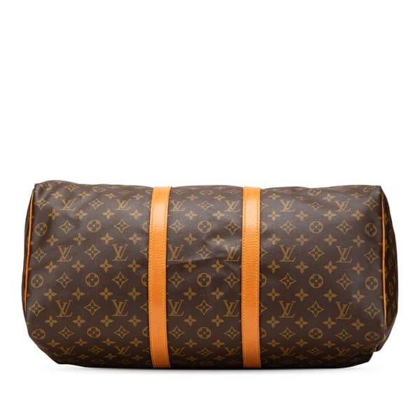 Pre-owned Louis Vuitton Monogram Keepall 50 Brown
