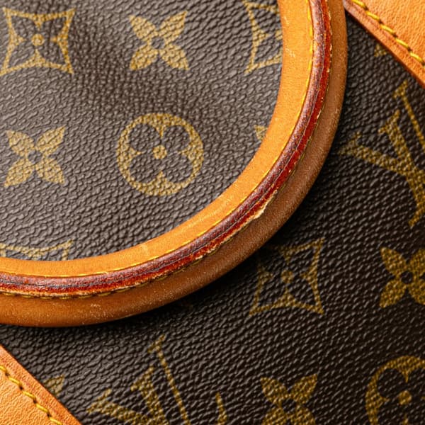Pre-owned Louis Vuitton Monogram Keepall 50 Brown